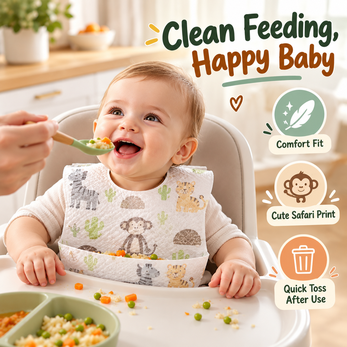 Disposable Baby Bibs
