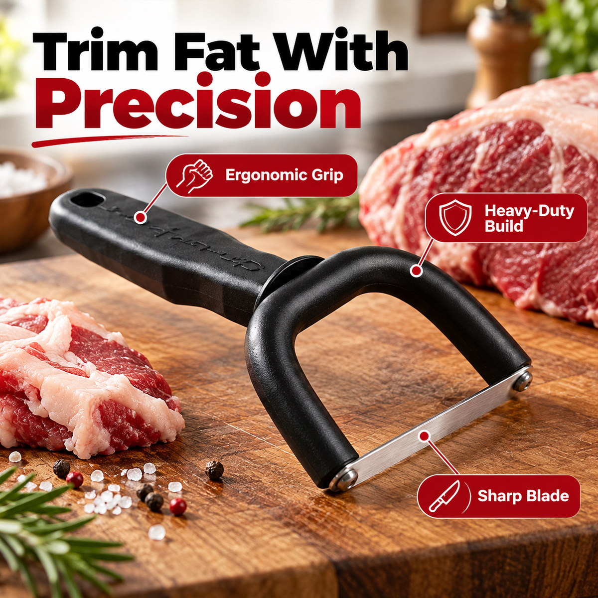 Handheld Fat Trimmer for Meat 🥩