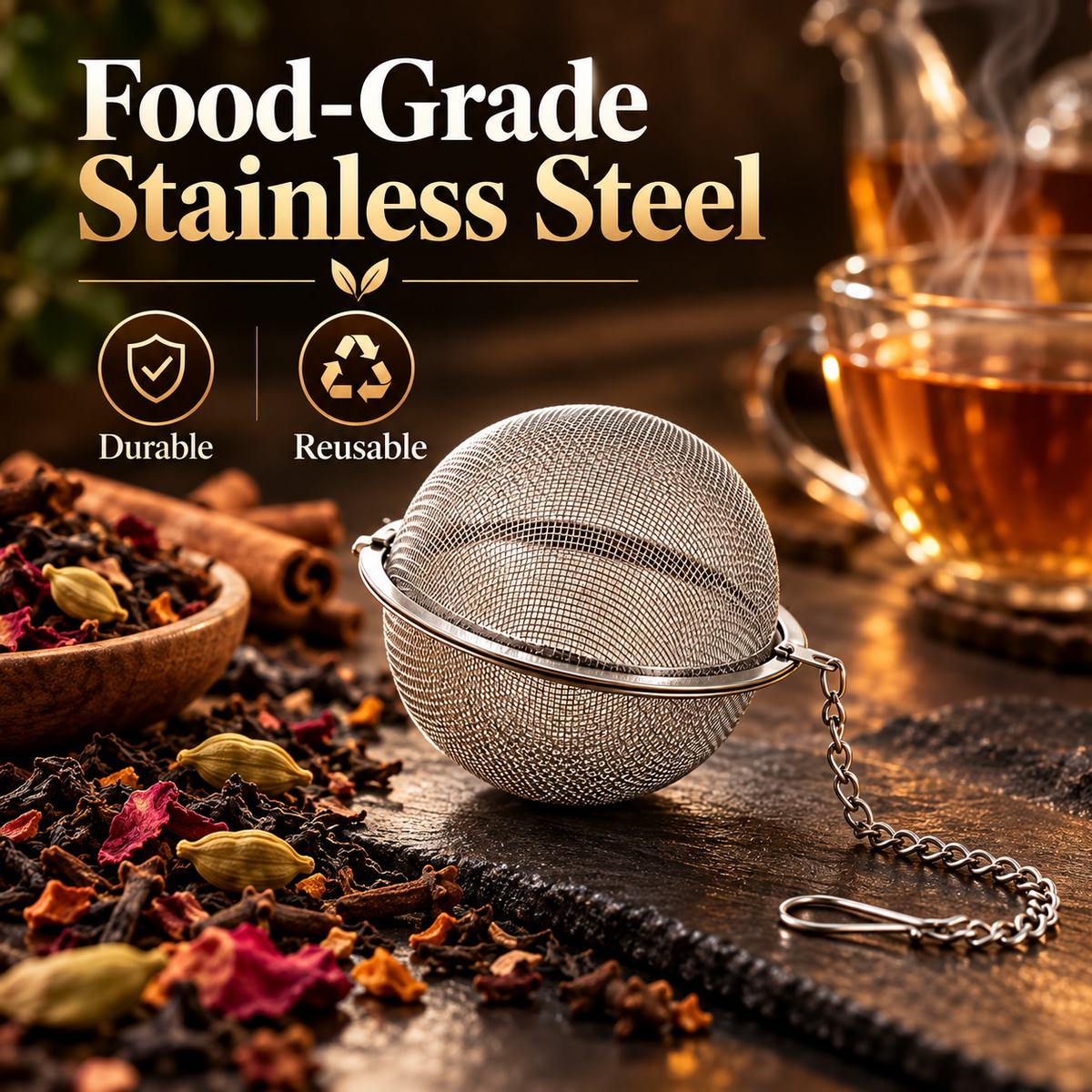 MultiChef™ 3-in-1 Stainless Steel Spice Infuser