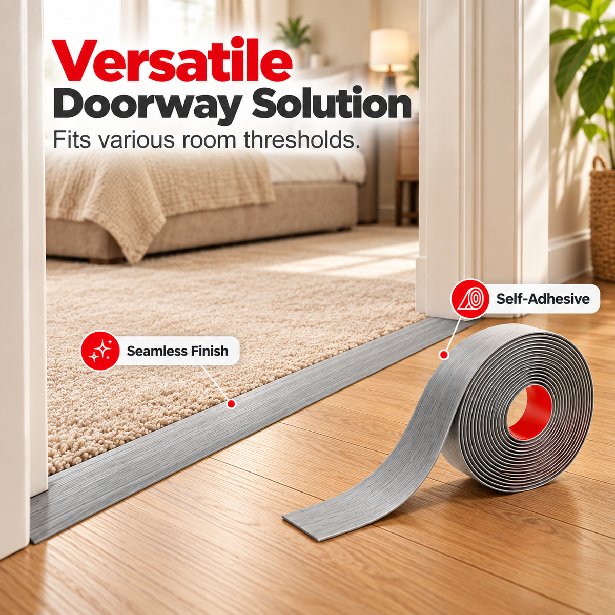 self-adhesive floor transition