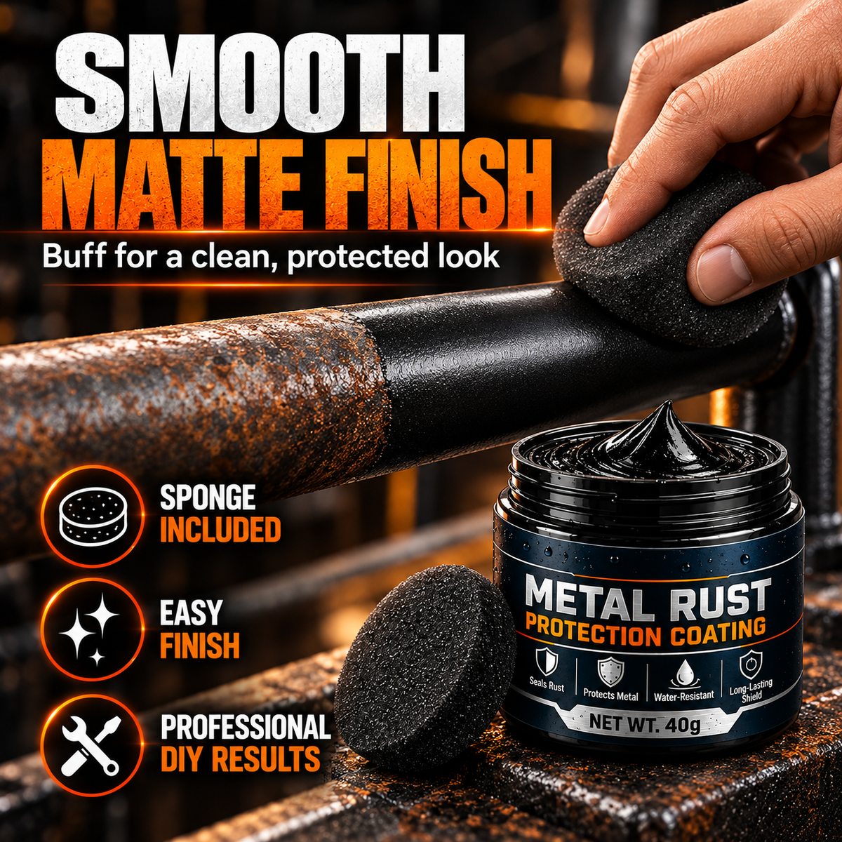 RustGuard Pro™ – All-in-One Rust Protection Coating