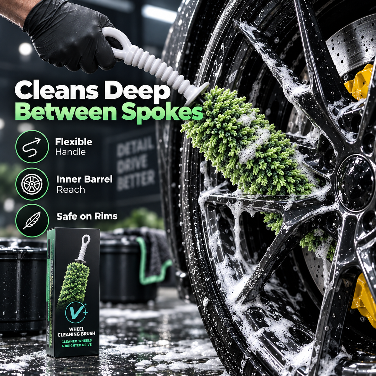 RimMaster™ Wheel Detailing Brush