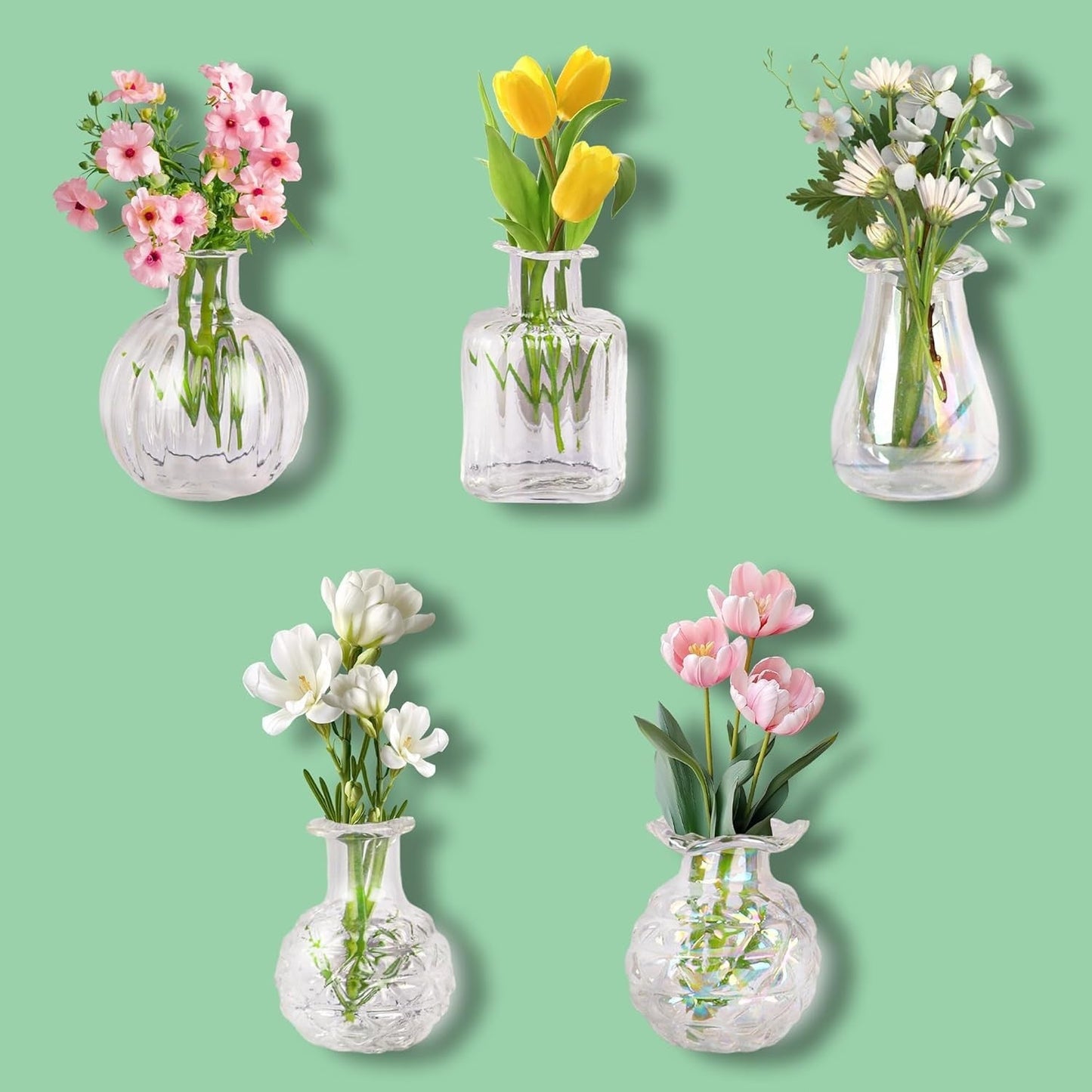 Cute Fridge Mini Vase Magnets