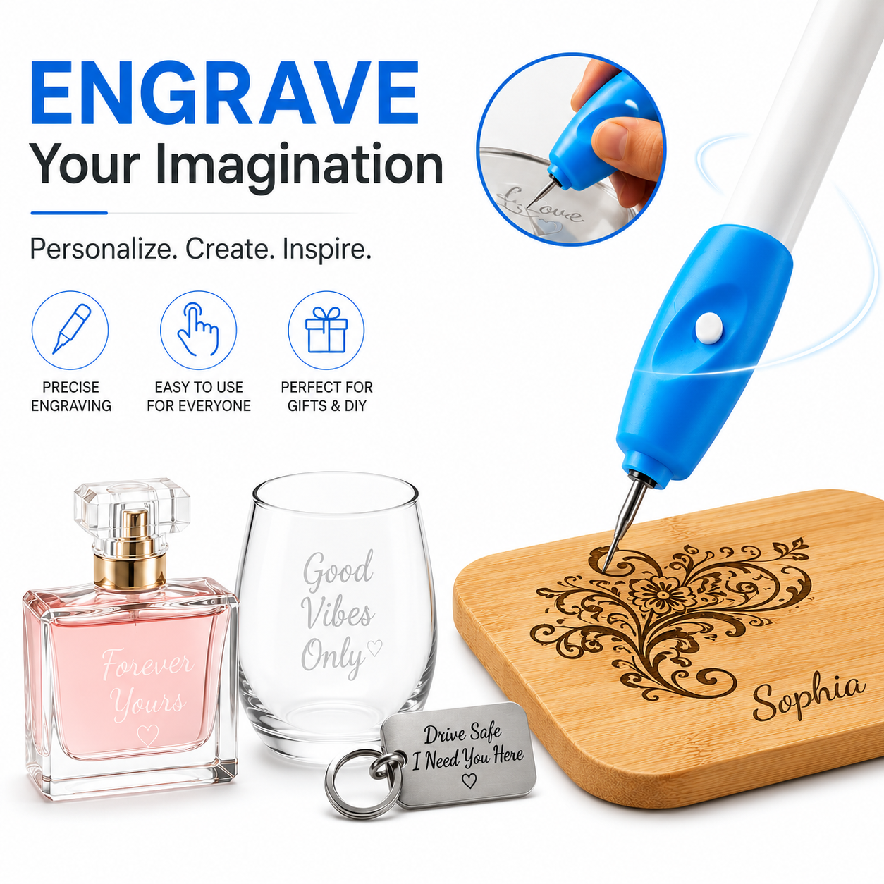 Universal Self Engraving Pen