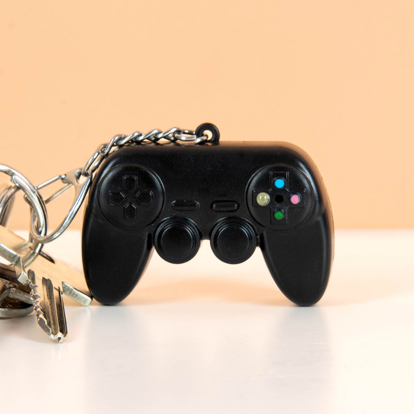2 in 1 Light And Sound Controller Keychain