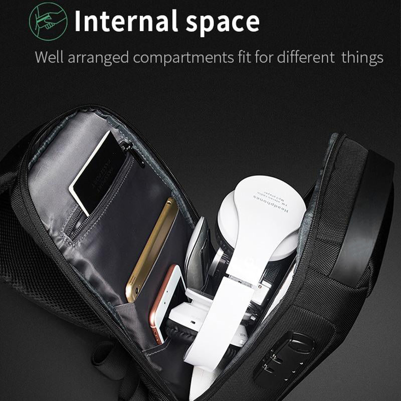 7 in 1 ANTI THEFT CROSSBODY BAG