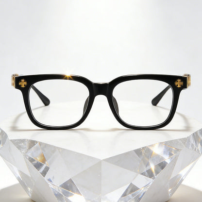 Unisex Rectangle Anti‑Blue Light Glasses Frame