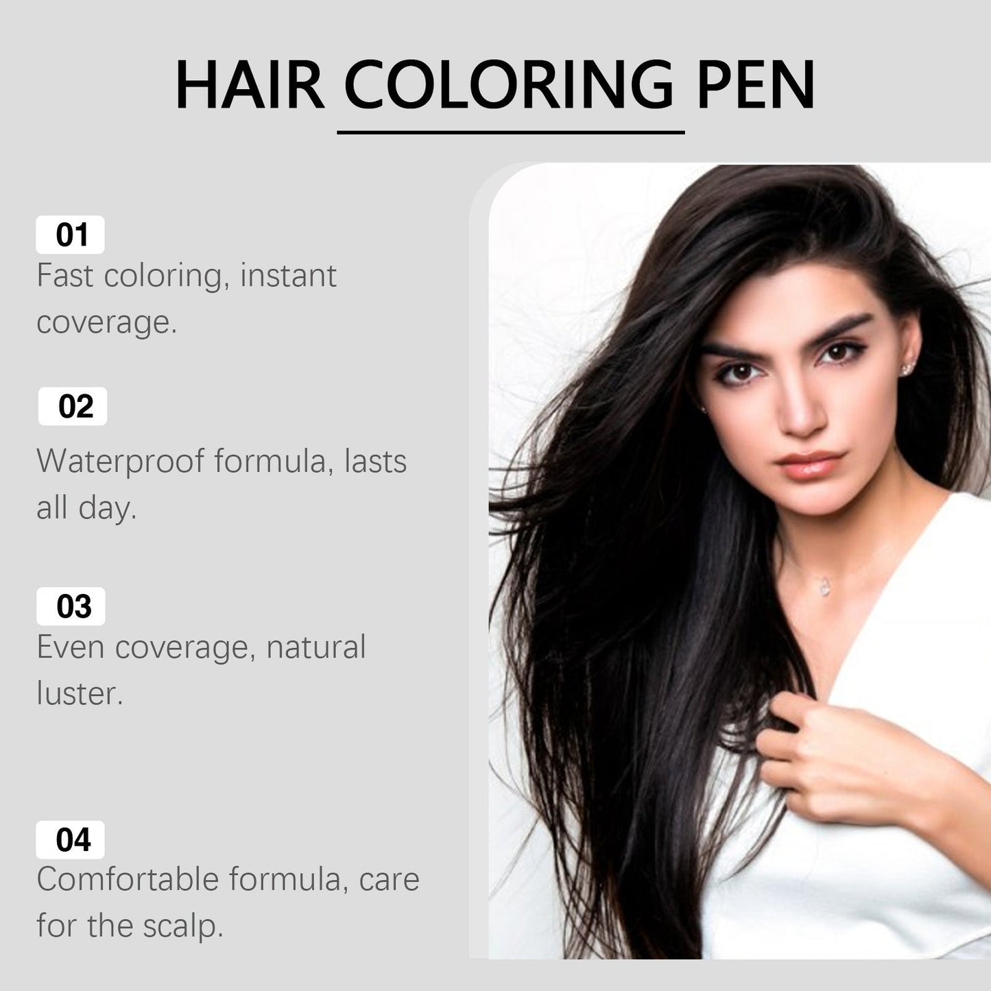 Sweat and Waterproof Hair Color Pen
