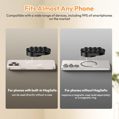 3-in-1 Suction Magnetic Phone Holder for MagSafe, 360° Rotatable