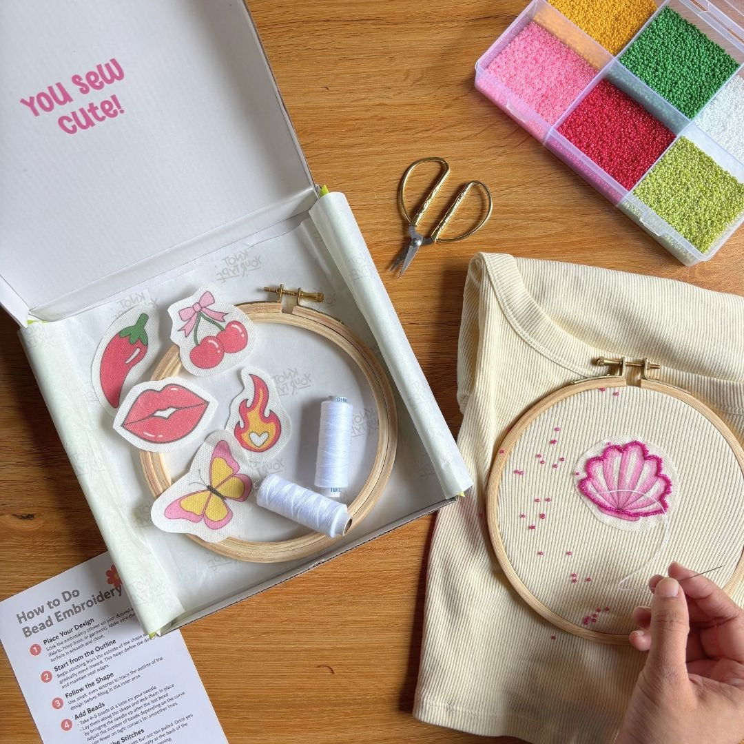Bead Embroidery DIY Kit