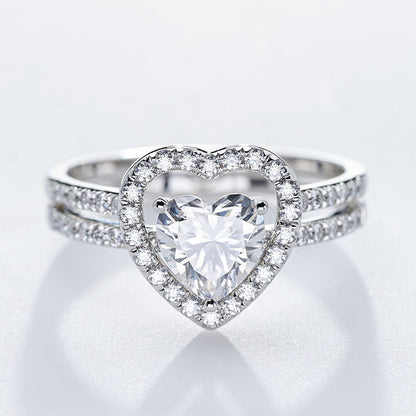 2 in 1 Matching Hearts Ring