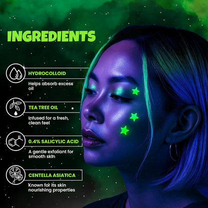 Glow In Dark Pimple Patches