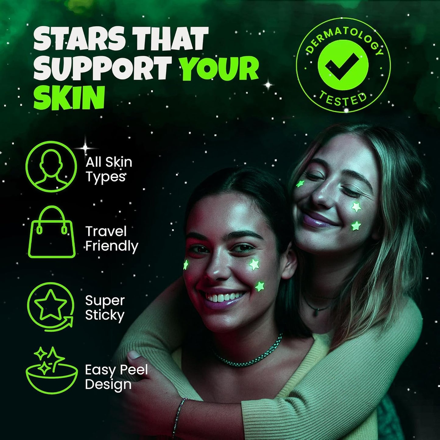 Glow In Dark Pimple Patches