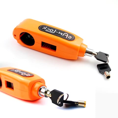CapsLock Effective Motorcycle Grip Lock Security