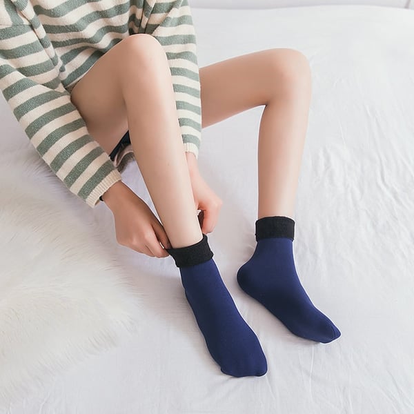 100% Cotton + Anti Smell Velvet Winter Thermal Socks
