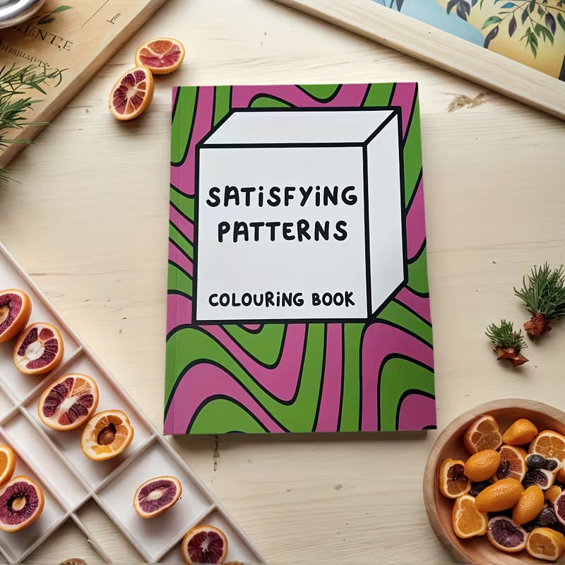 Satisfying Patterns Coloring Book