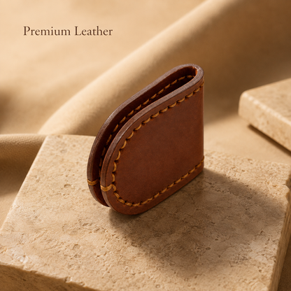 Premium Leather Money Clip Wallet
