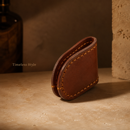 Premium Leather Money Clip Wallet