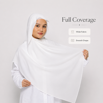 Instant Chiffon Hijab with Built-in Magnets 🧕🏻