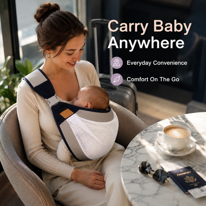 Adjustable Baby Sling Carrier – Lightweight Breathable Mesh👩🏻‍🍼