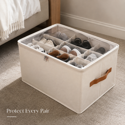 2 in 1 Foldable Smart Shoe Organizer