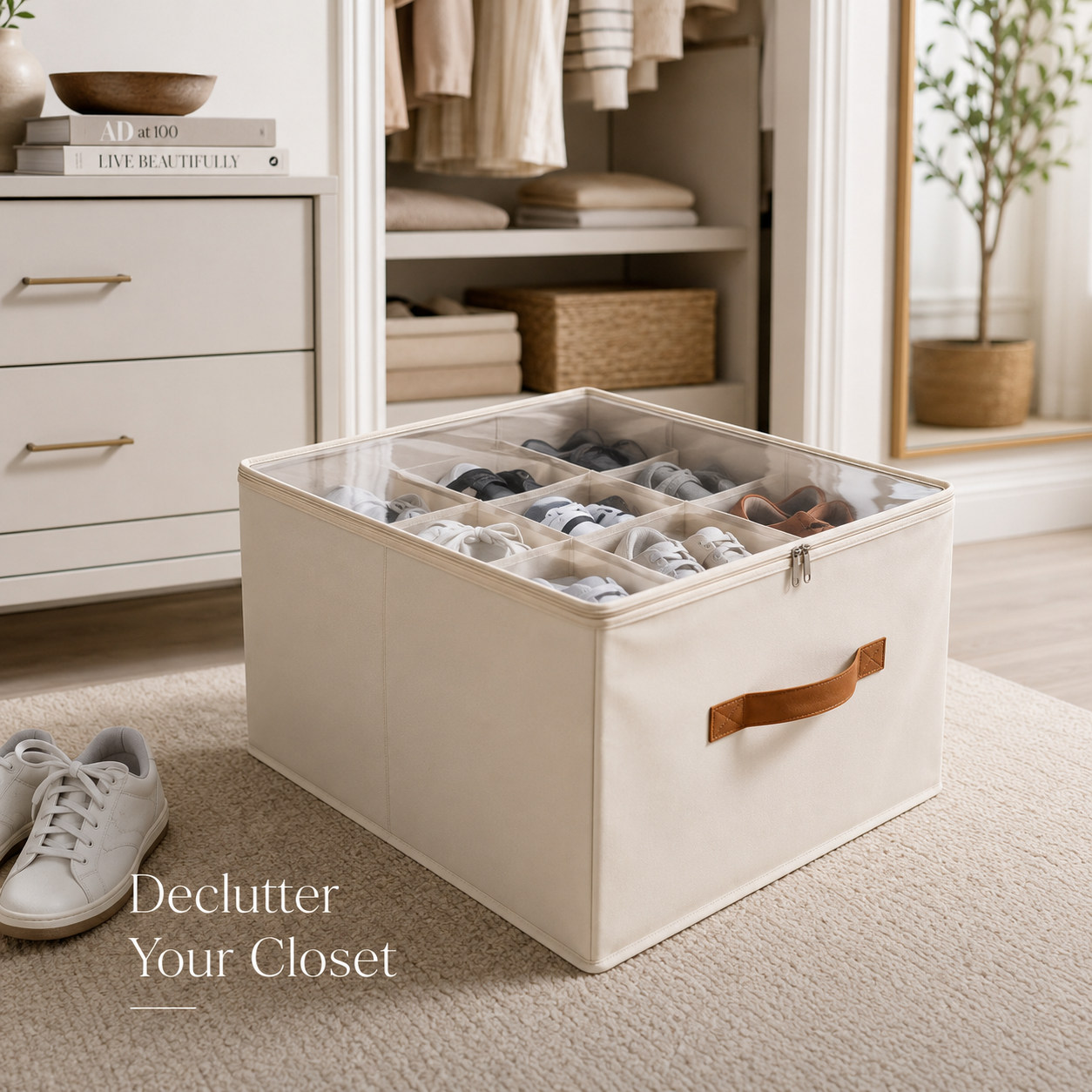 2 in 1 Foldable Smart Shoe Organizer