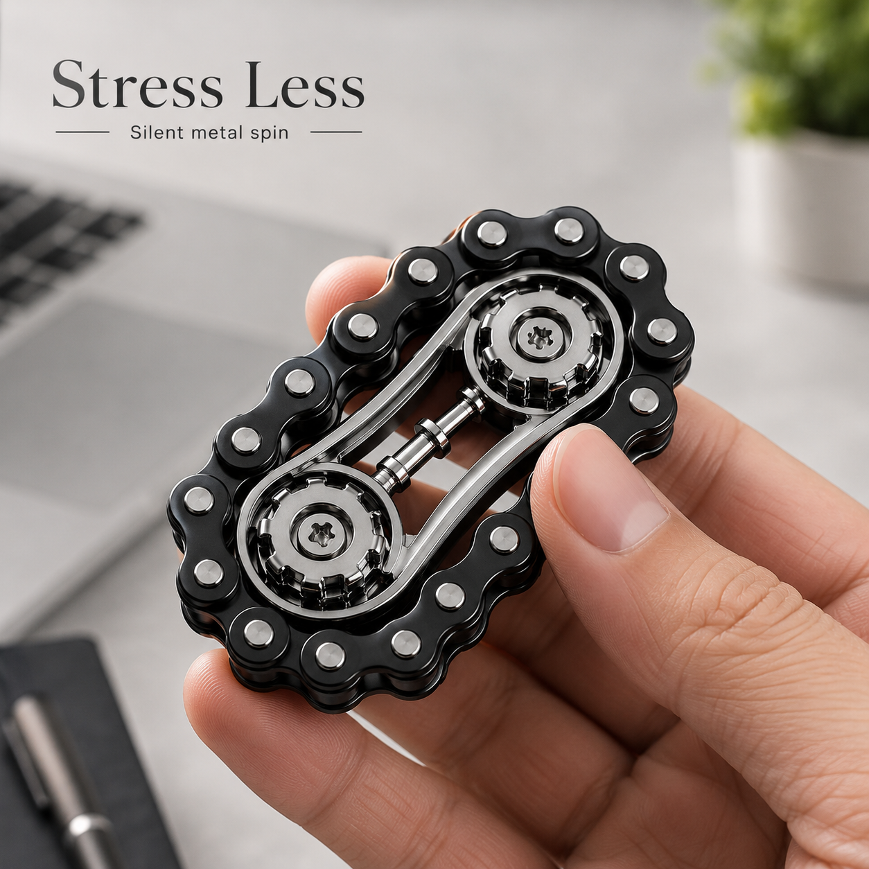 Metal Fidget Gear Spinner