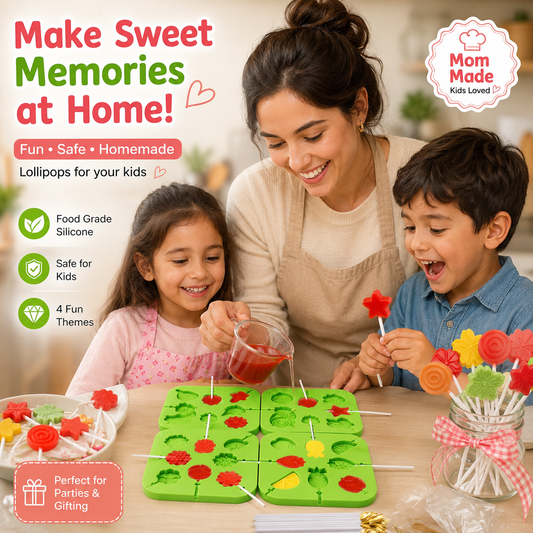 2 in 1 Useable Mold for Lollipop ( Sticks Included )