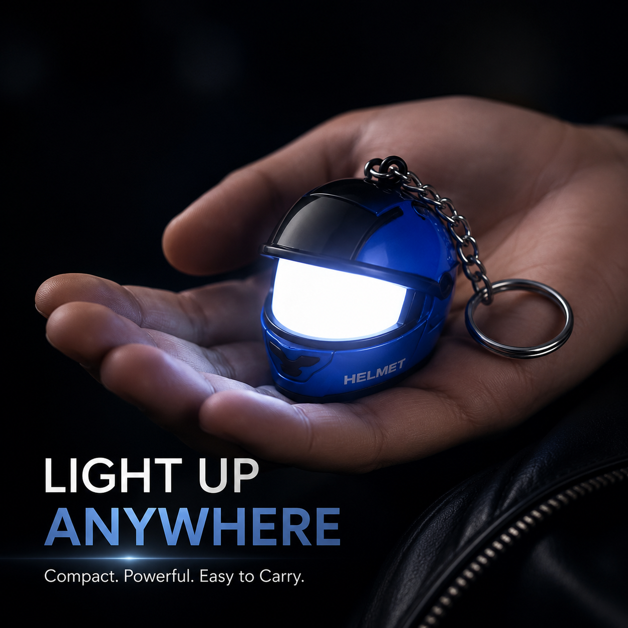 LumiHelmet Flashlight Keychain