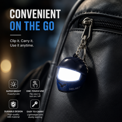 LumiHelmet Flashlight Keychain