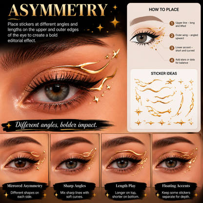 Reusable Graphic Eyeliner Sticker