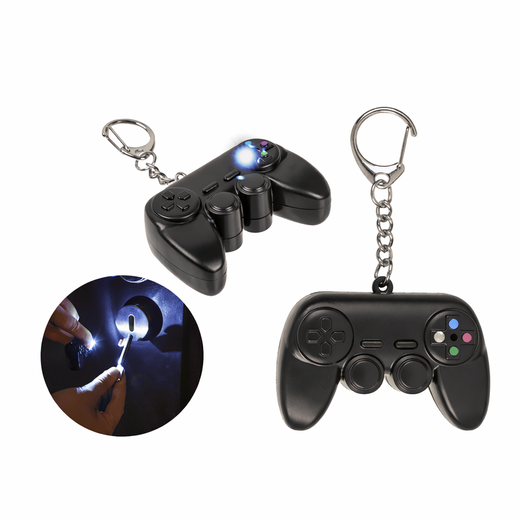 2 in 1 Light And Sound Controller Keychain