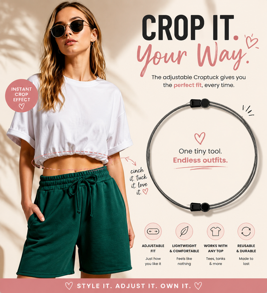 Unisex Crop Tuck Band