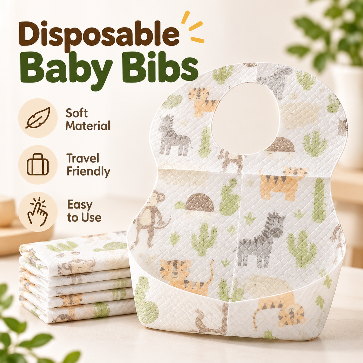 Disposable Baby Bibs