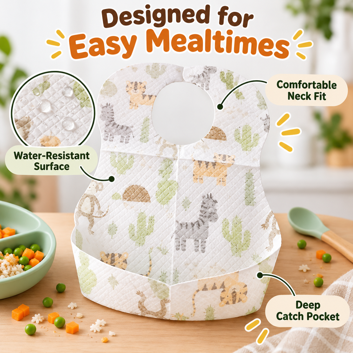 Disposable Baby Bibs