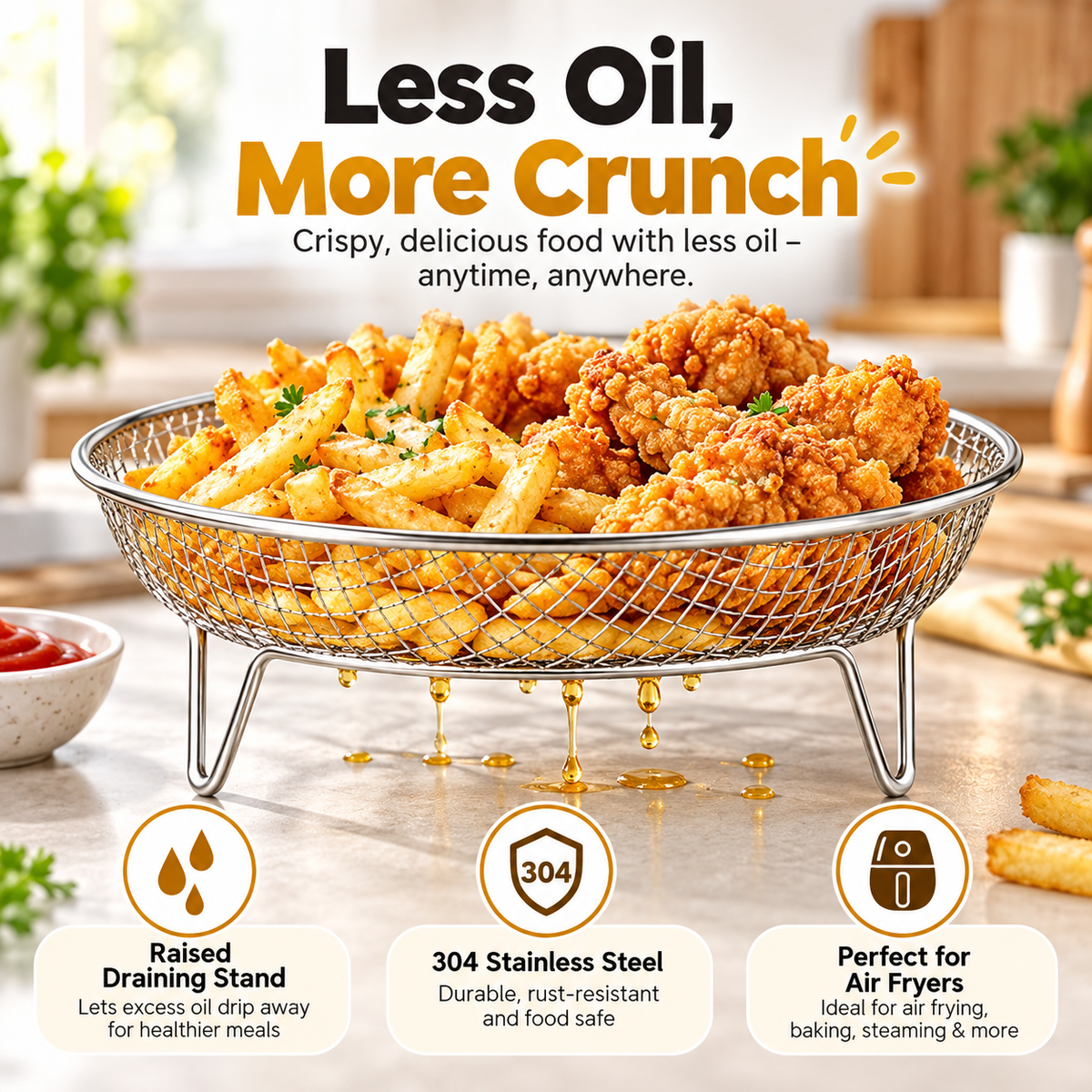 Multi-Purpose Air Fryer Rack