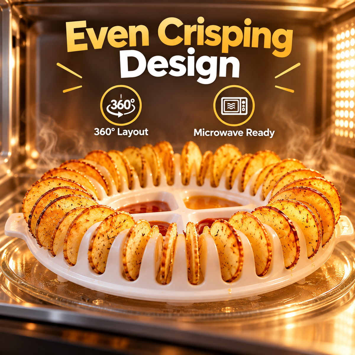 CrispyChips Maker™ – Microwave Potato Chips Maker