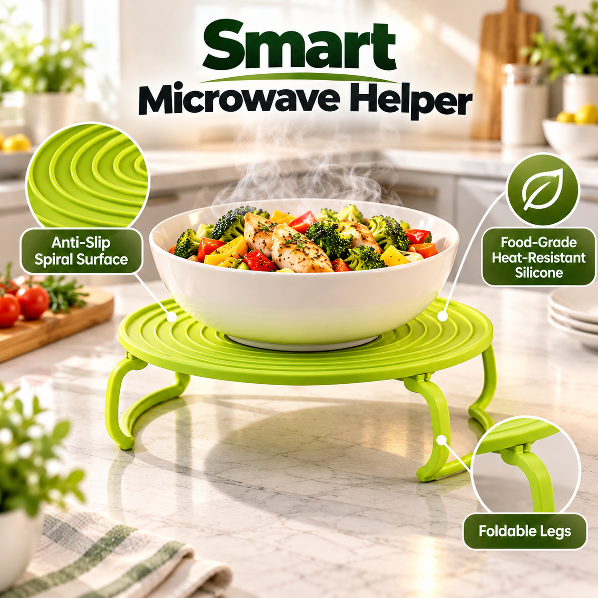 SmartStack™ Microwave Organizer