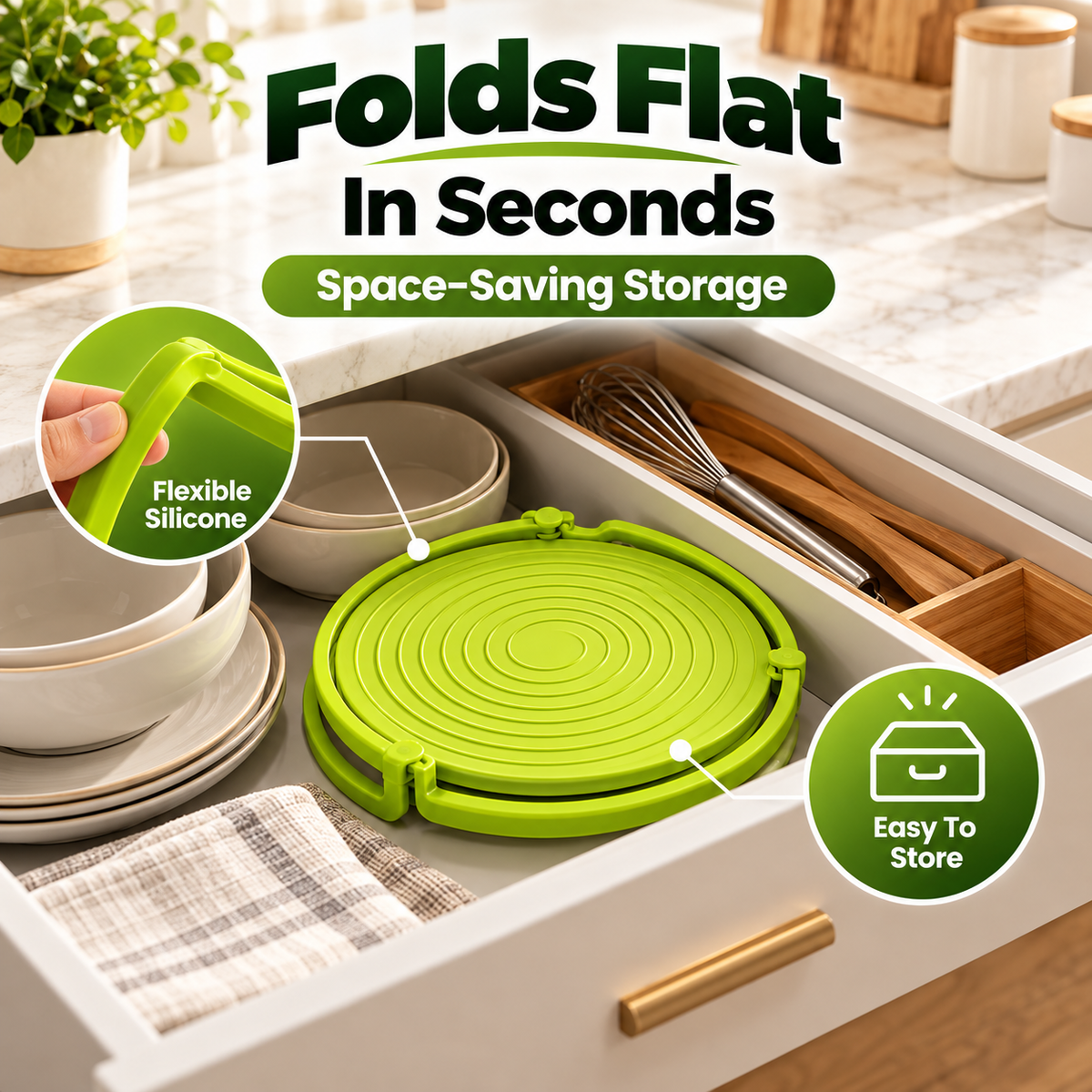 SmartStack™ Microwave Organizer