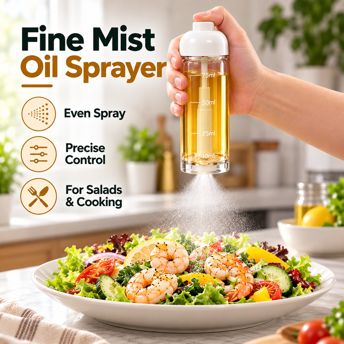 OilMist Pro™ – Precision Cooking Oil Sprayer