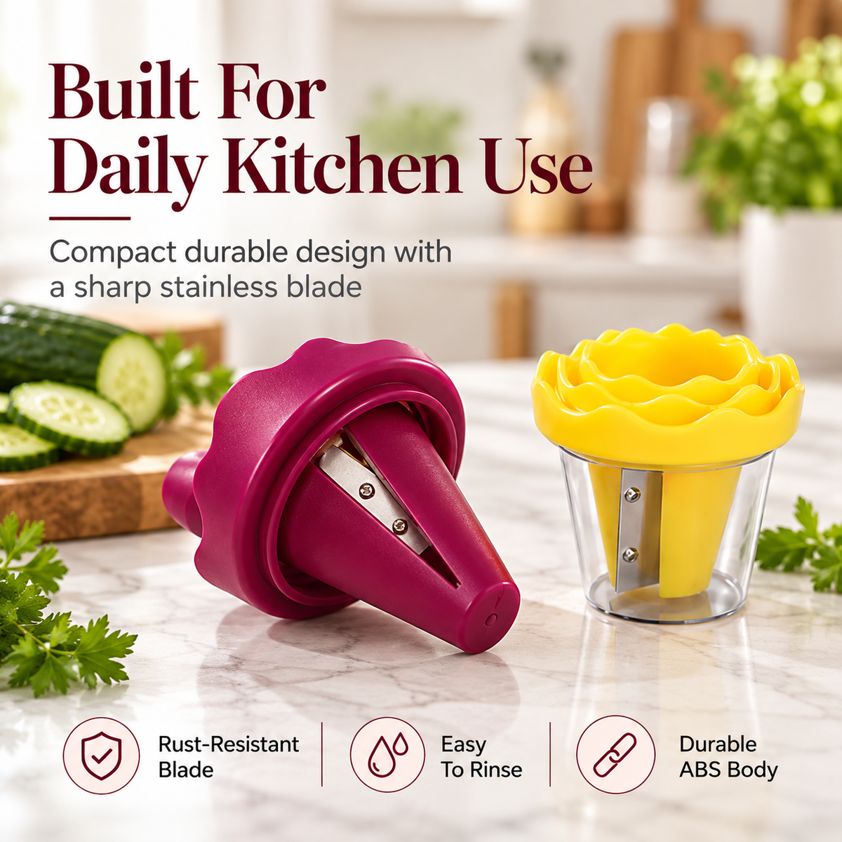 RoseCraft™ Vegetable Spiral & Garnishing Tool