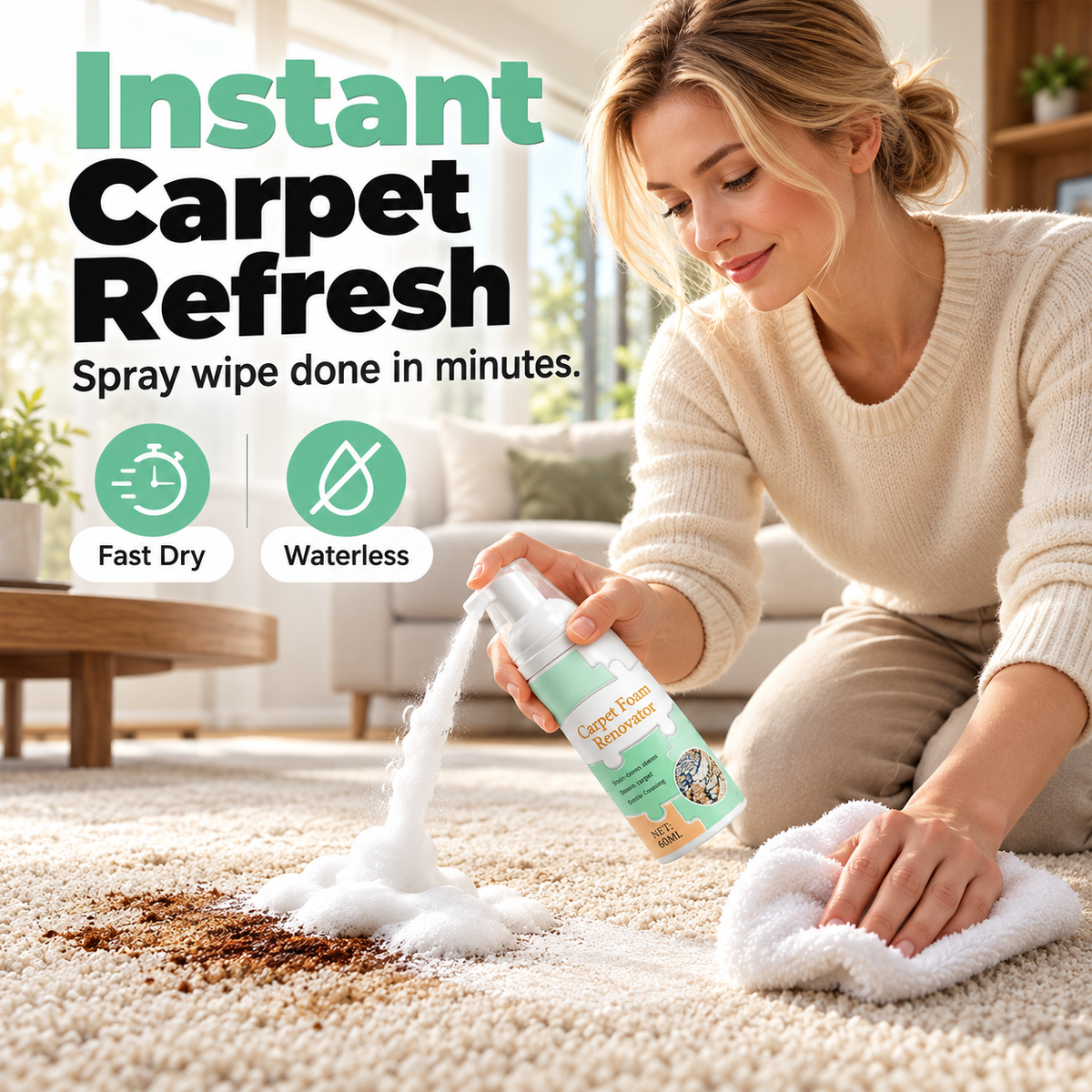 FoamFresh™ Instant Carpet Cleaner