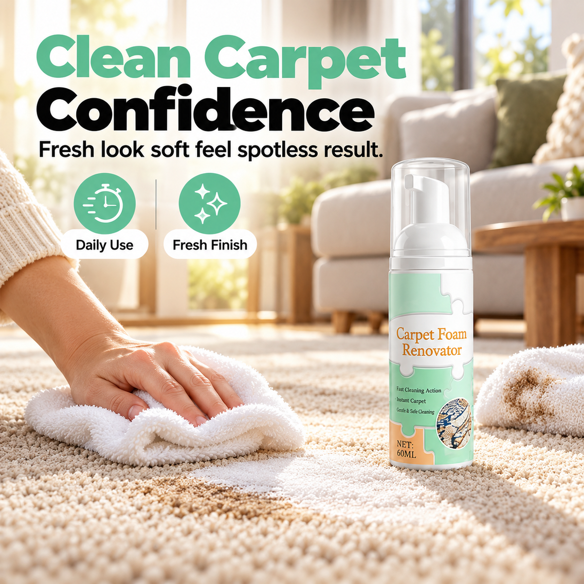 FoamFresh™ Instant Carpet Cleaner