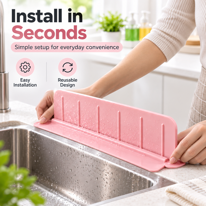 Splash Guard With Storage Rack