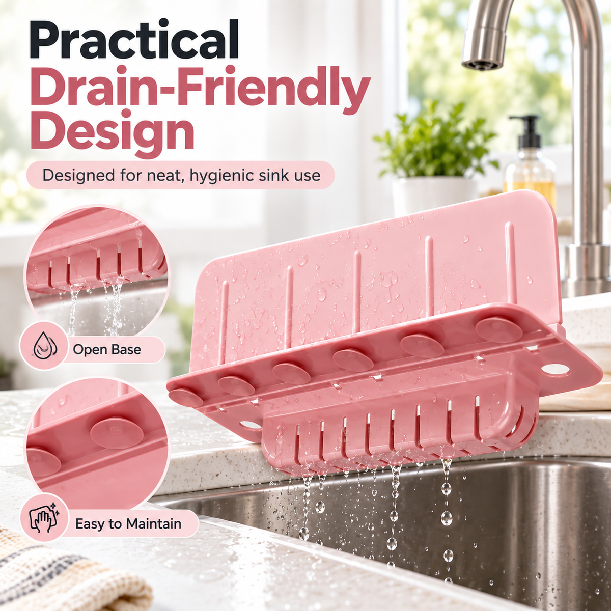 Splash Guard With Storage Rack