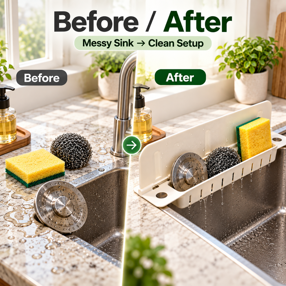 Splash Guard With Storage Rack