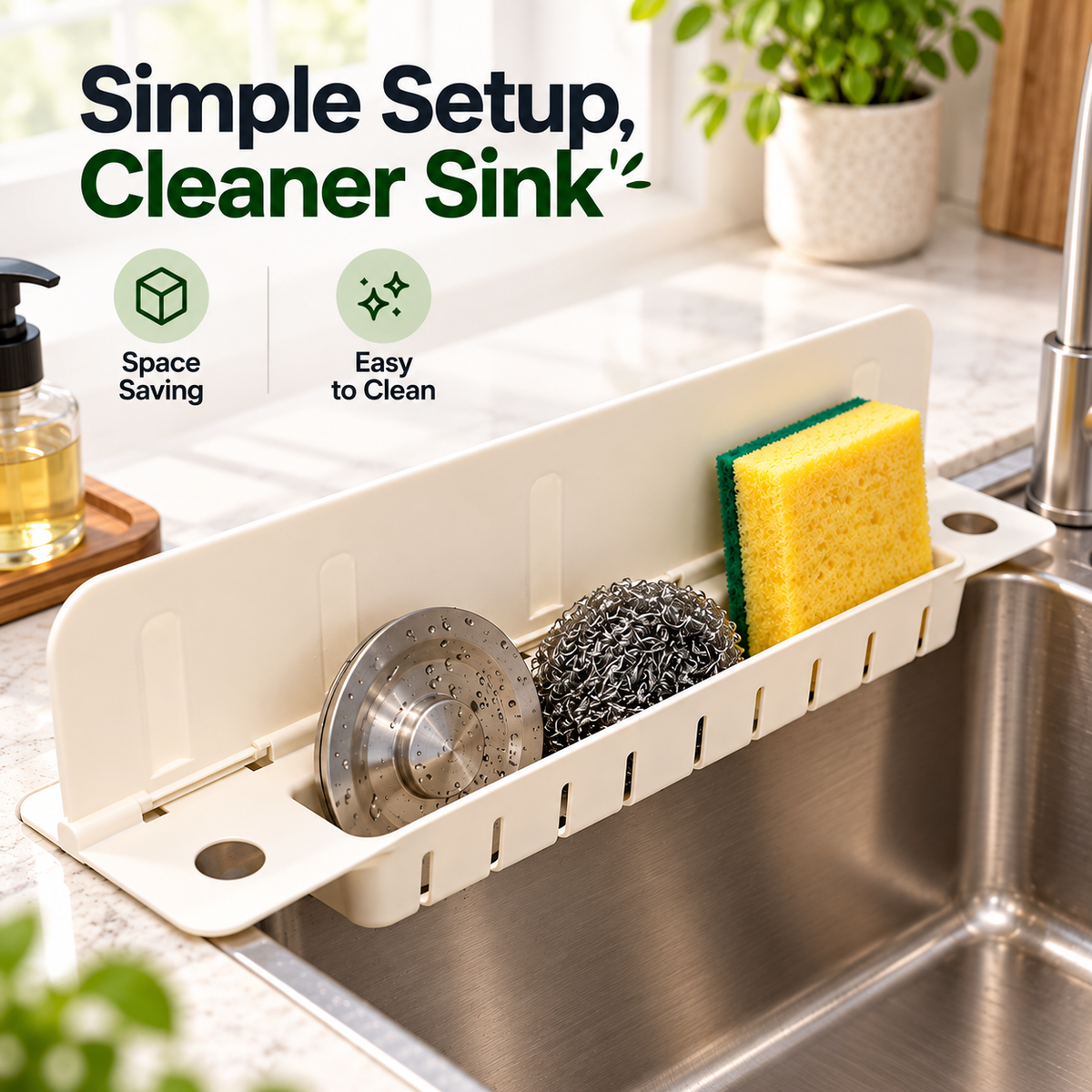 Splash Guard With Storage Rack