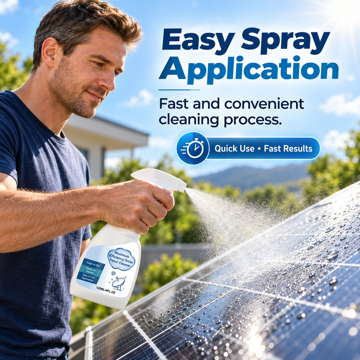 All In One Solar Panel Cleaning Spray 🫧