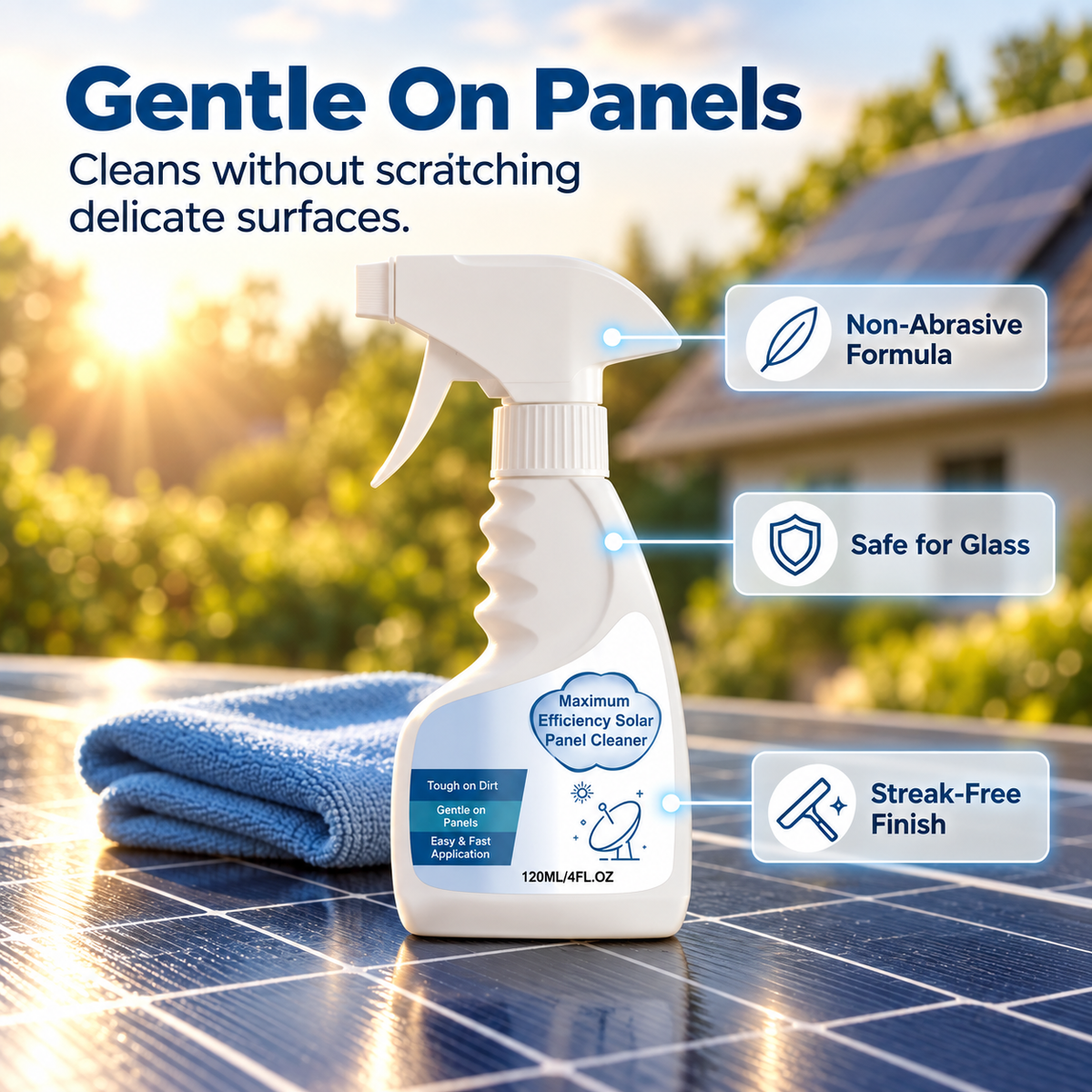 All In One Solar Panel Cleaning Spray 🫧