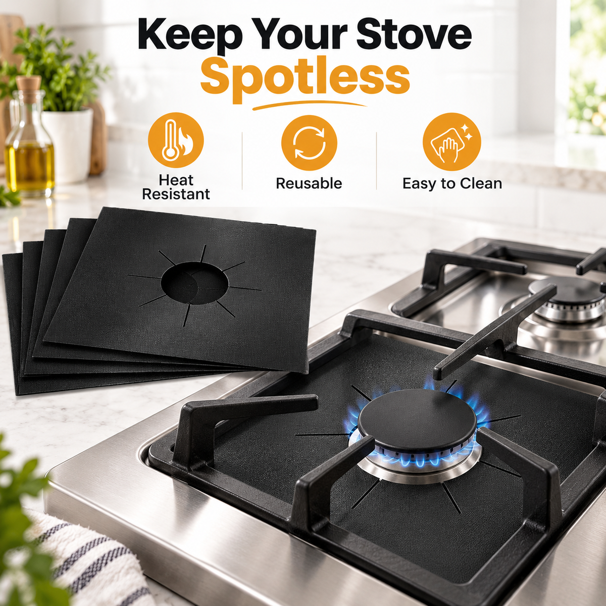 Gas Stove Burner Cover